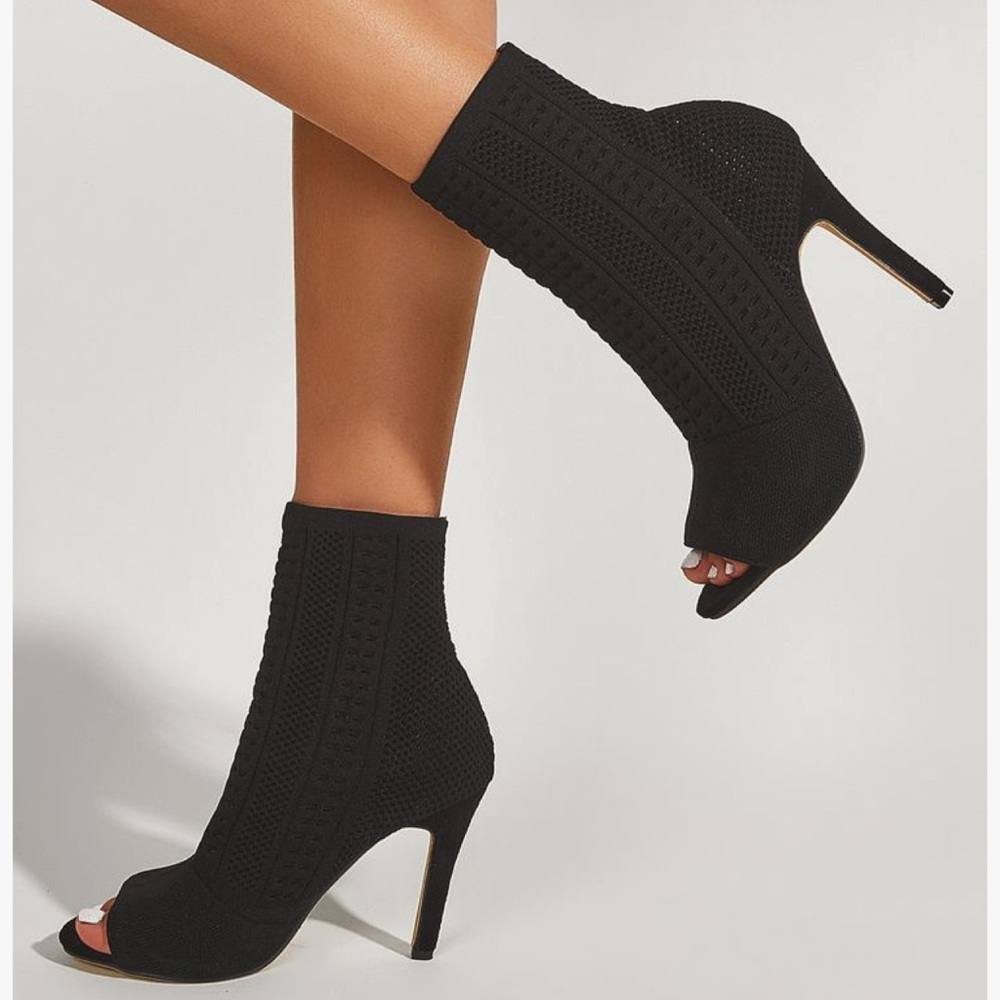 Carlos Santana Open Toe Booties